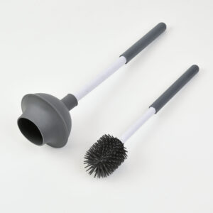 Toilet Brush and Plunger Set